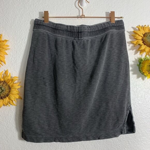 JAMES PERSE Drawstring Vintage Supima Cotton Mini Skirt Womens Size 1 - Picture 2 of 12